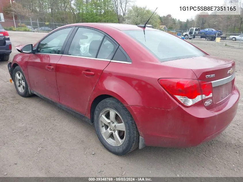 1G1PC5SB8E7351165 2014 Chevrolet Cruze 1Lt Auto