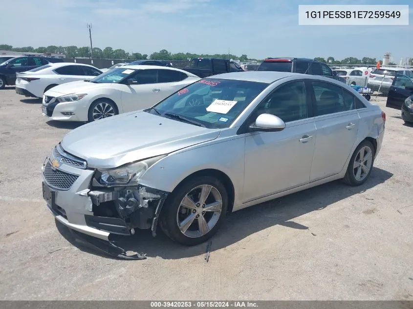 1G1PE5SB1E7259549 2014 Chevrolet Cruze 2Lt Auto