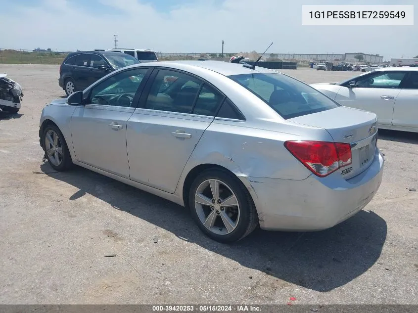 1G1PE5SB1E7259549 2014 Chevrolet Cruze 2Lt Auto