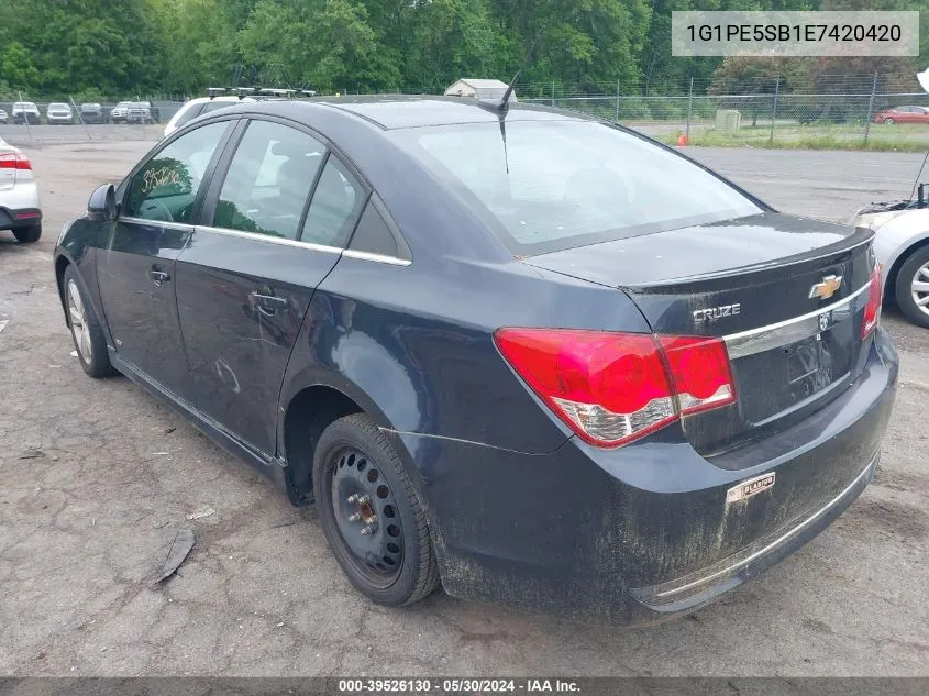 2014 Chevrolet Cruze 2Lt Auto VIN: 1G1PE5SB1E7420420 Lot: 39526130