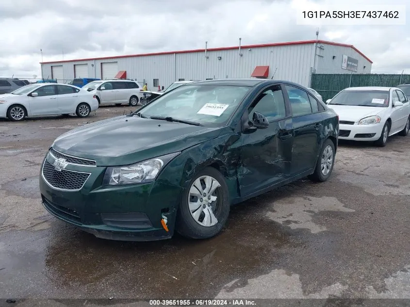 2014 Chevrolet Cruze Ls Auto VIN: 1G1PA5SH3E7437462 Lot: 39651955