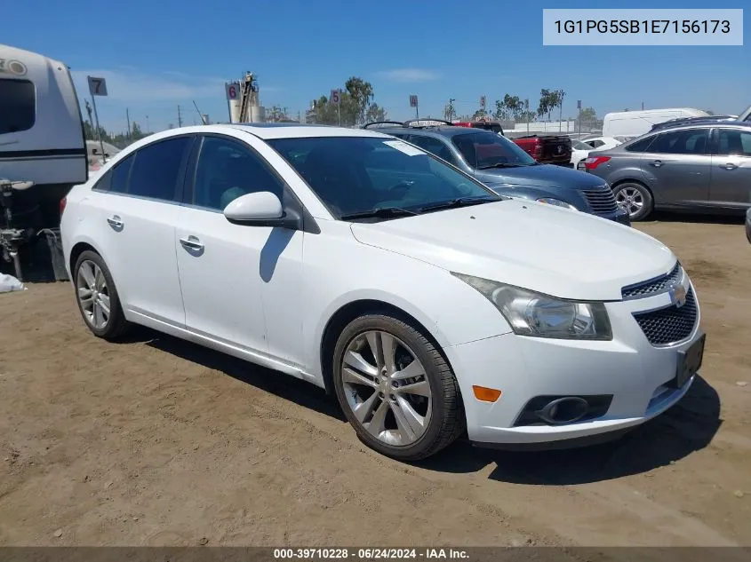 2014 Chevrolet Cruze Ltz VIN: 1G1PG5SB1E7156173 Lot: 39710228