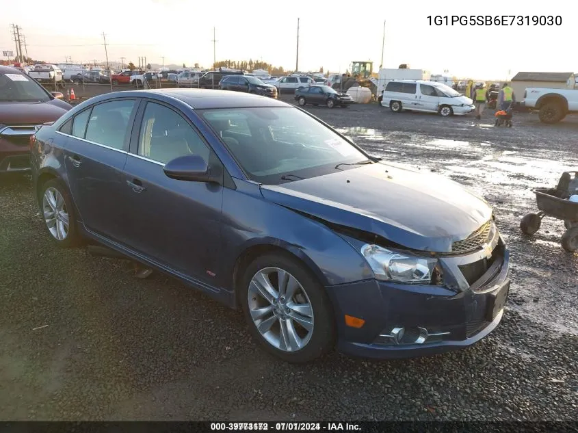 1G1PG5SB6E7319030 2014 Chevrolet Cruze Ltz