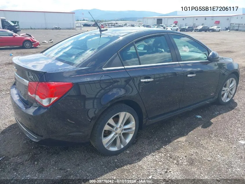 2014 Chevrolet Cruze Ltz VIN: 1G1PG5SB1E7206117 Lot: 39776042