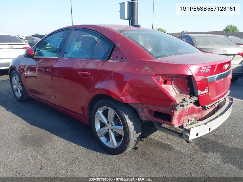 2014 Chevrolet Cruze 2Lt Auto VIN: 1G1PE5SB5E7123151 Lot: 39794068