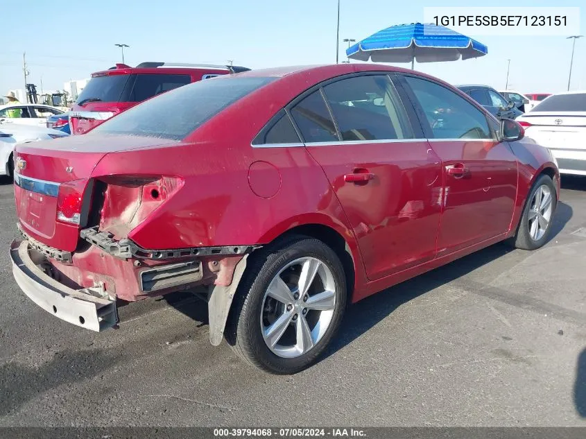 2014 Chevrolet Cruze 2Lt Auto VIN: 1G1PE5SB5E7123151 Lot: 39794068