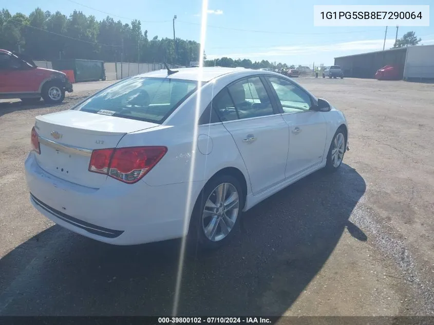 2014 Chevrolet Cruze Ltz VIN: 1G1PG5SB8E7290064 Lot: 39800102