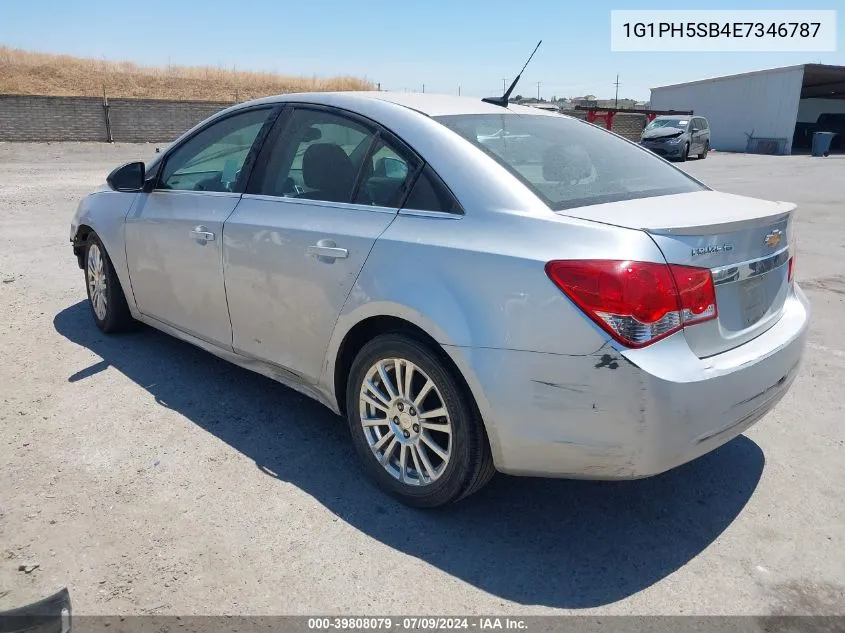 2014 Chevrolet Cruze Eco Auto VIN: 1G1PH5SB4E7346787 Lot: 39808079