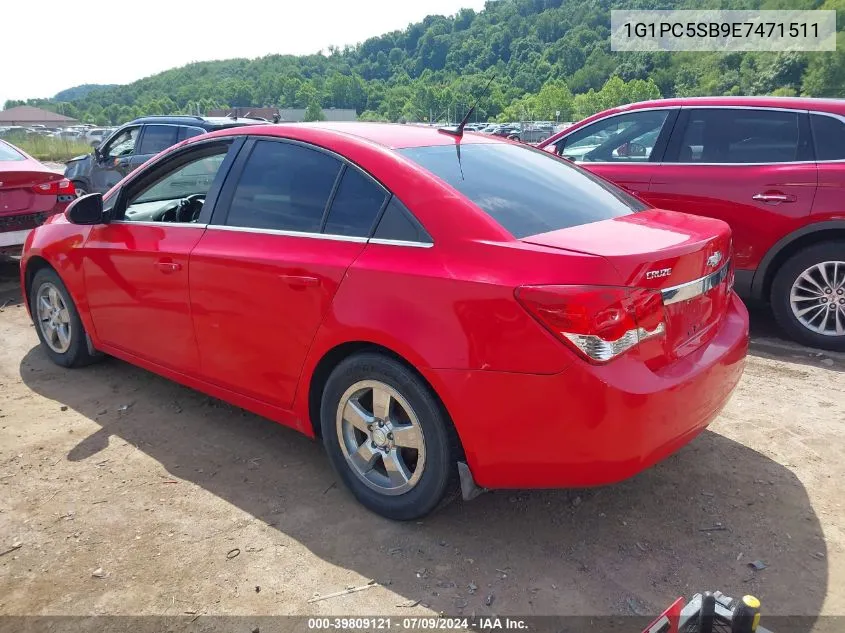 2014 Chevrolet Cruze 1Lt Auto VIN: 1G1PC5SB9E7471511 Lot: 39809121