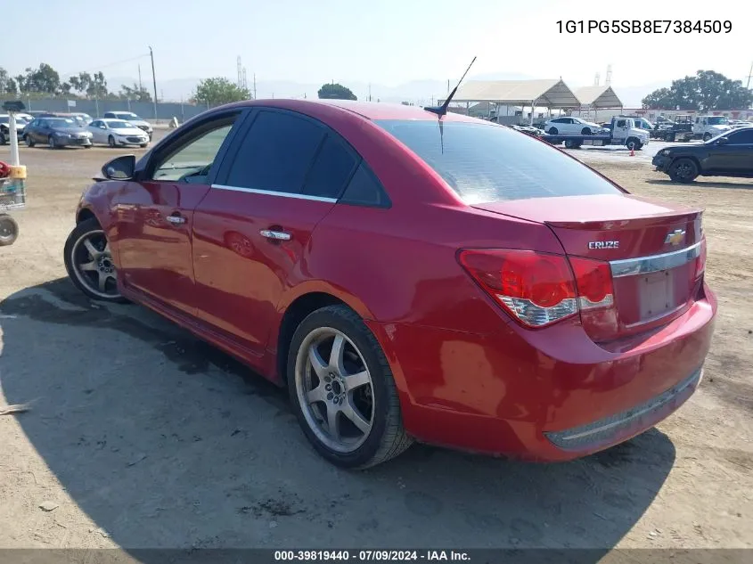 1G1PG5SB8E7384509 2014 Chevrolet Cruze Ltz