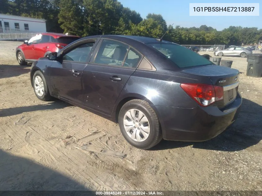 2014 Chevrolet Cruze Ls Manual VIN: 1G1PB5SH4E7213887 Lot: 39845249