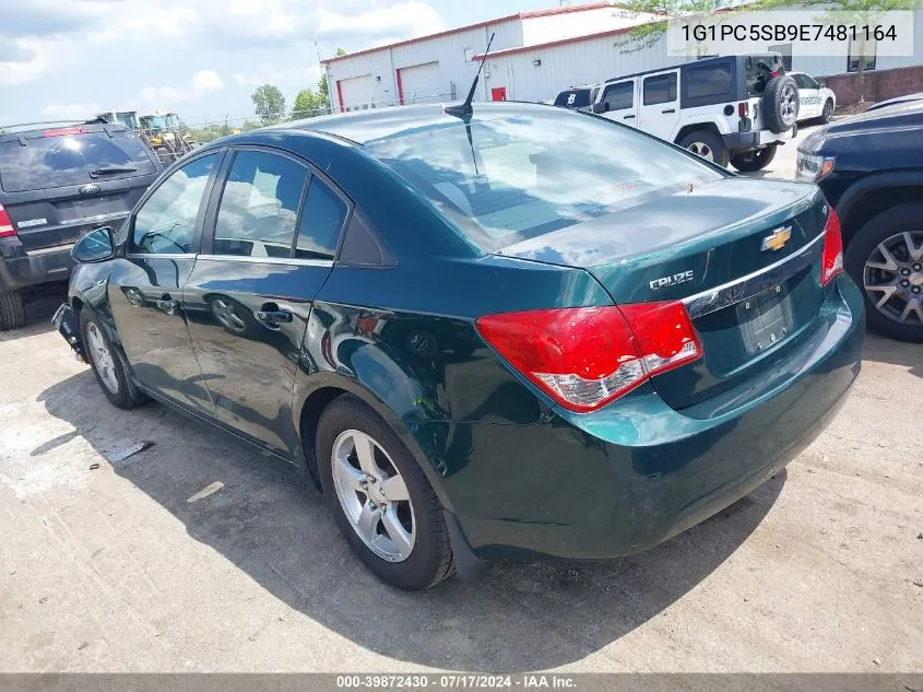 1G1PC5SB9E7481164 2014 Chevrolet Cruze 1Lt Auto