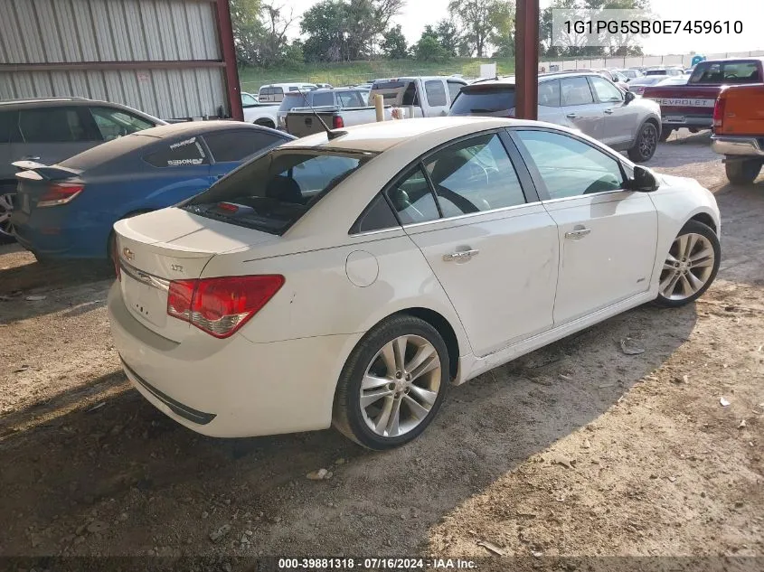 1G1PG5SB0E7459610 2014 Chevrolet Cruze Ltz