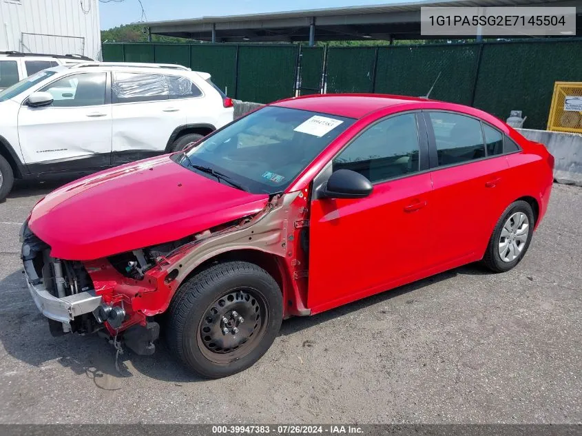 1G1PA5SG2E7145504 2014 Chevrolet Cruze Ls Auto