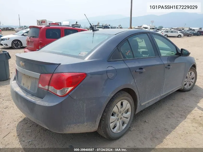 2014 Chevrolet Cruze Ls Auto VIN: 1G1PA5SH1E7229029 Lot: 39948587