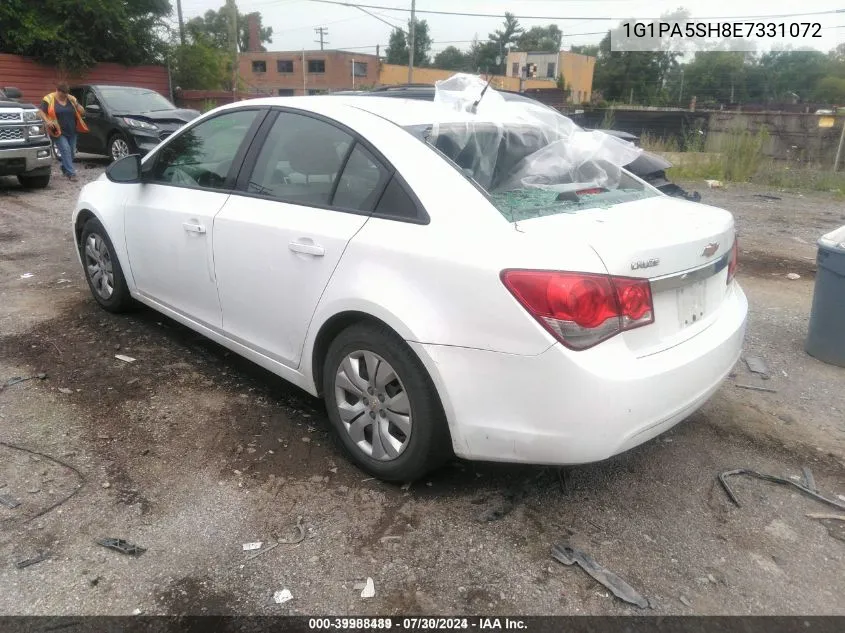 2014 Chevrolet Cruze Ls Auto VIN: 1G1PA5SH8E7331072 Lot: 39988489