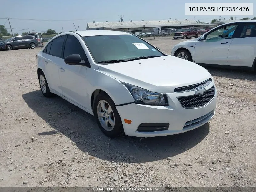 2014 Chevrolet Cruze Ls Auto VIN: 1G1PA5SH4E7354476 Lot: 40003568