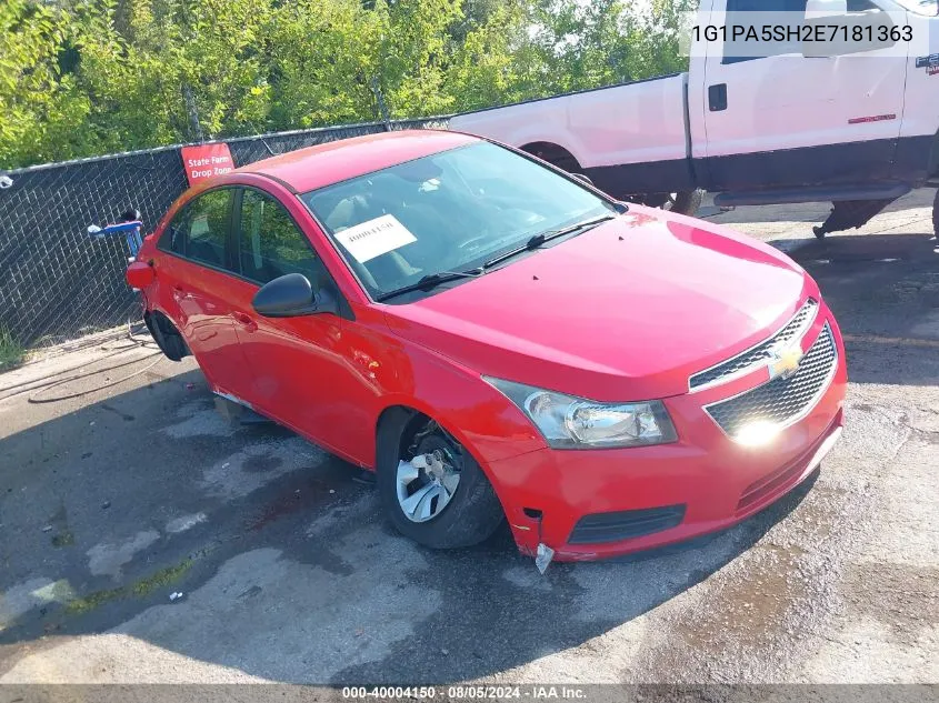 1G1PA5SH2E7181363 2014 Chevrolet Cruze Ls Auto