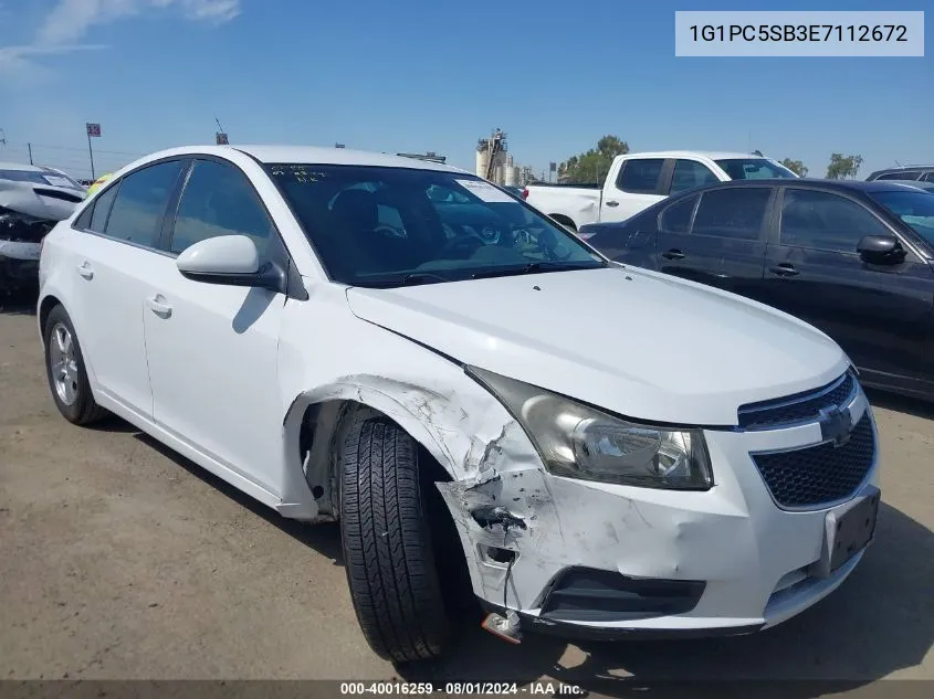 1G1PC5SB3E7112672 2014 Chevrolet Cruze 1Lt Auto