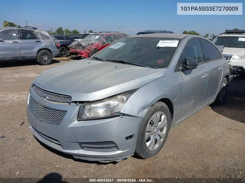 1G1PA5SG3E7270009 2014 Chevrolet Cruze Ls Auto