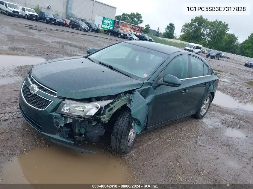 1G1PC5SB3E7317828 2014 Chevrolet Cruze 1Lt Auto