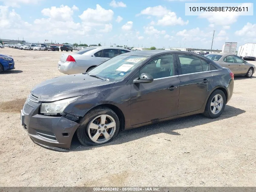 2014 Chevrolet Cruze Lt VIN: 1G1PK5SB8E7392611 Lot: 40052492