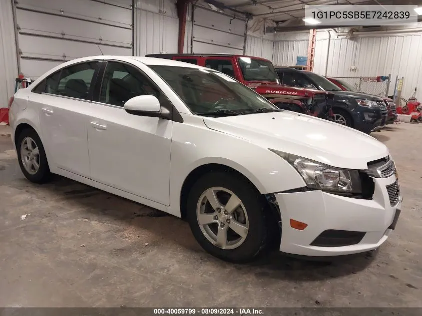 2014 Chevrolet Cruze 1Lt Auto VIN: 1G1PC5SB5E7242839 Lot: 40059799