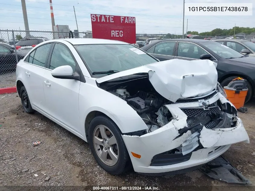 1G1PC5SB1E7438678 2014 Chevrolet Cruze 1Lt Auto