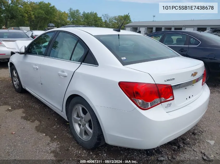 1G1PC5SB1E7438678 2014 Chevrolet Cruze 1Lt Auto