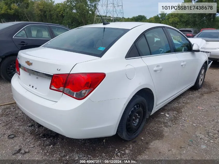 2014 Chevrolet Cruze 1Lt Auto VIN: 1G1PC5SB1E7438678 Lot: 40067311