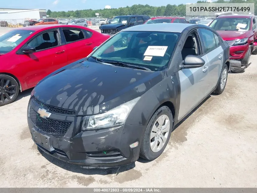 2014 Chevrolet Cruze Ls Auto VIN: 1G1PA5SH2E7176499 Lot: 40072803