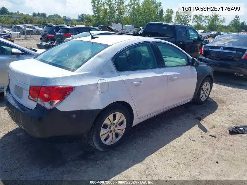 2014 Chevrolet Cruze Ls Auto VIN: 1G1PA5SH2E7176499 Lot: 40072803