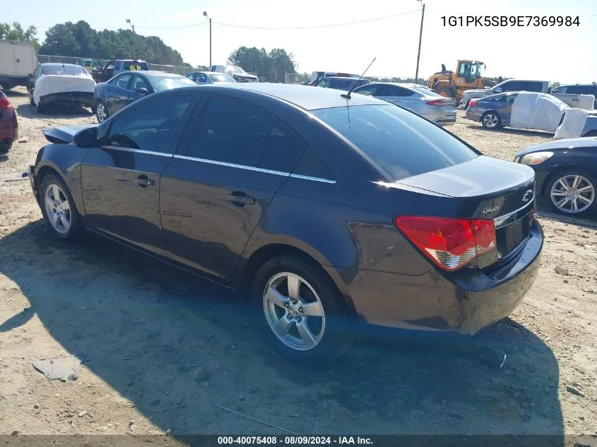 2014 Chevrolet Cruze Lt VIN: 1G1PK5SB9E7369984 Lot: 40075408