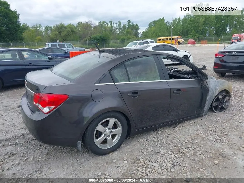 2014 Chevrolet Cruze 1Lt Auto VIN: 1G1PC5SB8E7428357 Lot: 40075960