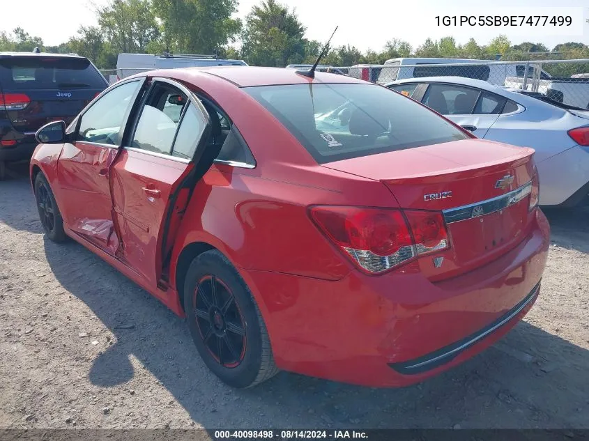 1G1PC5SB9E7477499 2014 Chevrolet Cruze 1Lt Auto