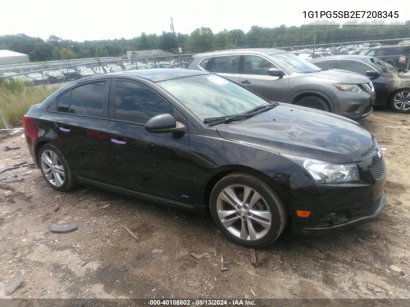 1G1PG5SB2E7208345 2014 Chevrolet Cruze Ltz