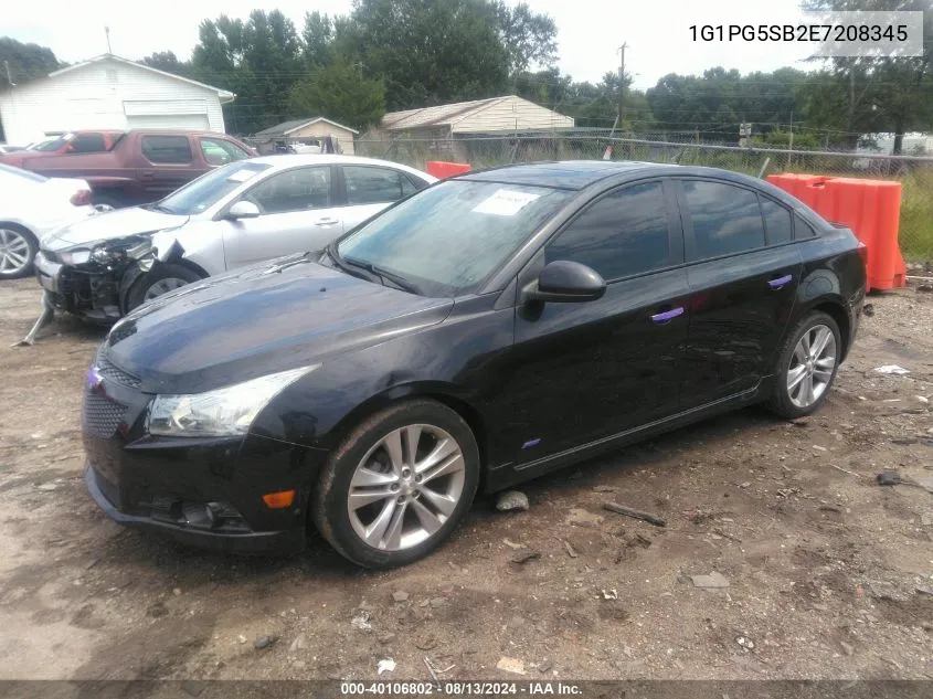 1G1PG5SB2E7208345 2014 Chevrolet Cruze Ltz