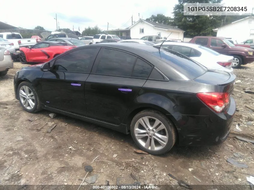 2014 Chevrolet Cruze Ltz VIN: 1G1PG5SB2E7208345 Lot: 40106802