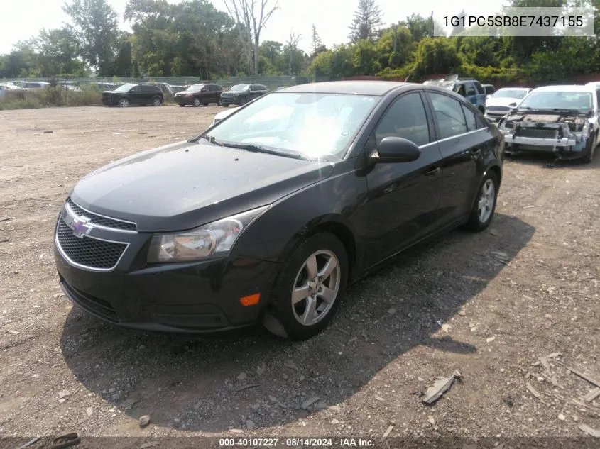 2014 Chevrolet Cruze 1Lt Auto VIN: 1G1PC5SB8E7437155 Lot: 40107227