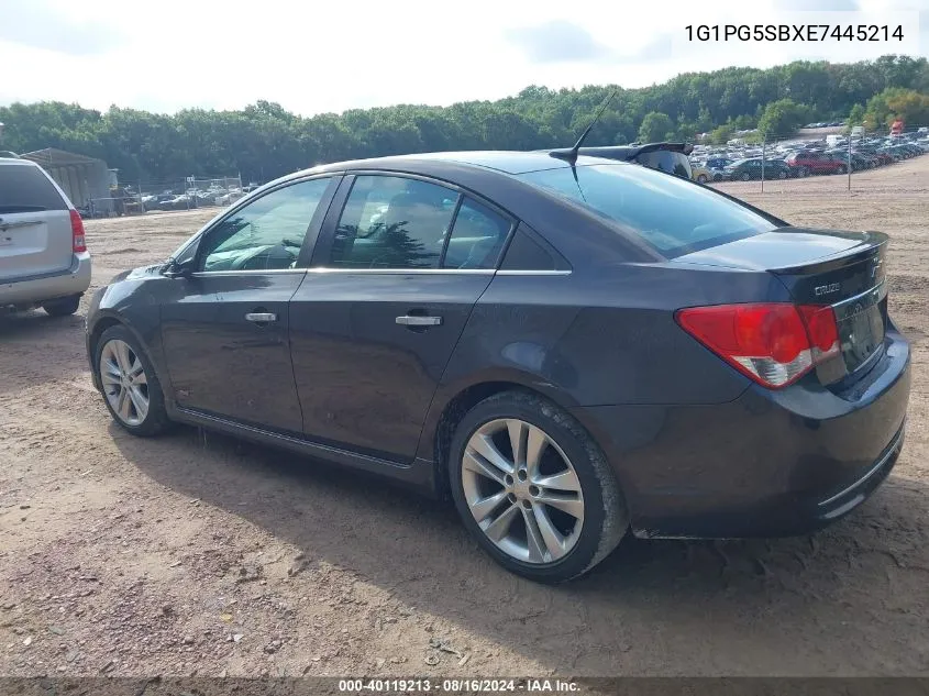 2014 Chevrolet Cruze Ltz VIN: 1G1PG5SBXE7445214 Lot: 40119213