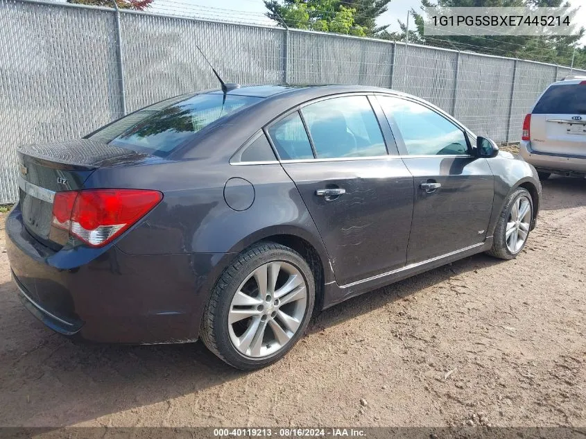 2014 Chevrolet Cruze Ltz VIN: 1G1PG5SBXE7445214 Lot: 40119213