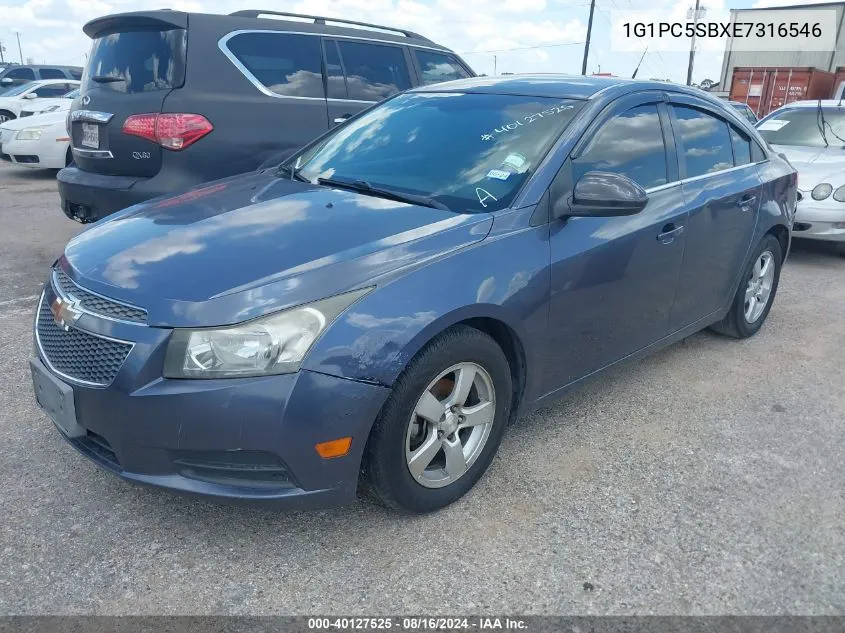 1G1PC5SBXE7316546 2014 Chevrolet Cruze 1Lt Auto