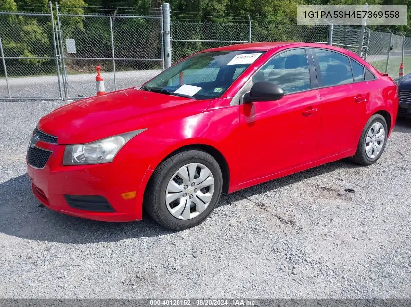 2014 Chevrolet Cruze Ls VIN: 1G1PA5SH4E7369558 Lot: 40128152