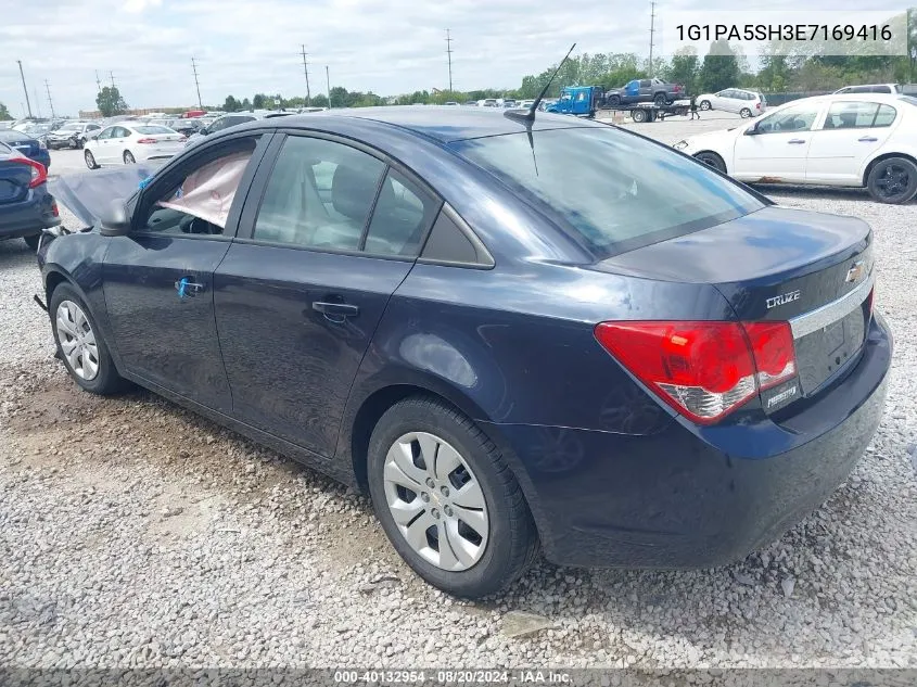 2014 Chevrolet Cruze Ls VIN: 1G1PA5SH3E7169416 Lot: 40132954