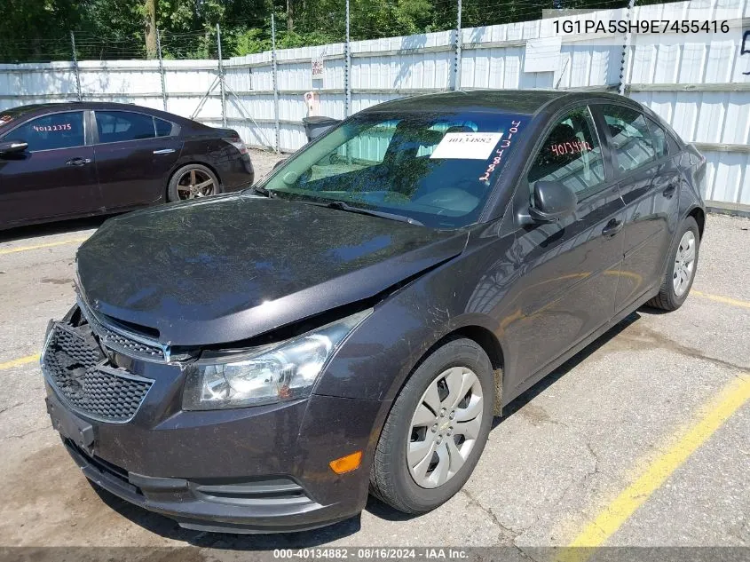 2014 Chevrolet Cruze Ls Auto VIN: 1G1PA5SH9E7455416 Lot: 40134882