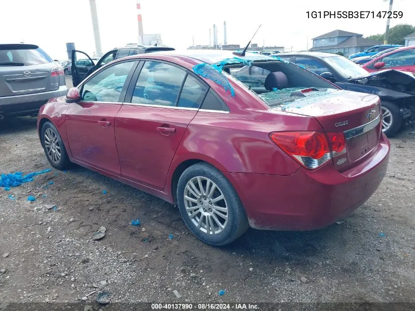 1G1PH5SB3E7147259 2014 Chevrolet Cruze Eco Auto