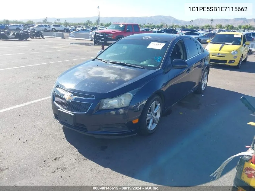 1G1PE5SB1E7115662 2014 Chevrolet Cruze 2Lt Auto