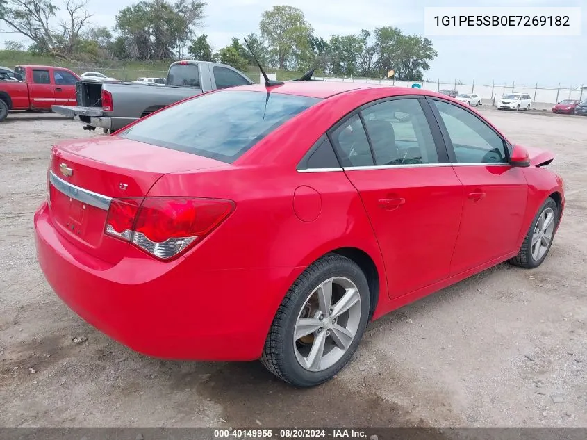 1G1PE5SB0E7269182 2014 Chevrolet Cruze 2Lt Auto