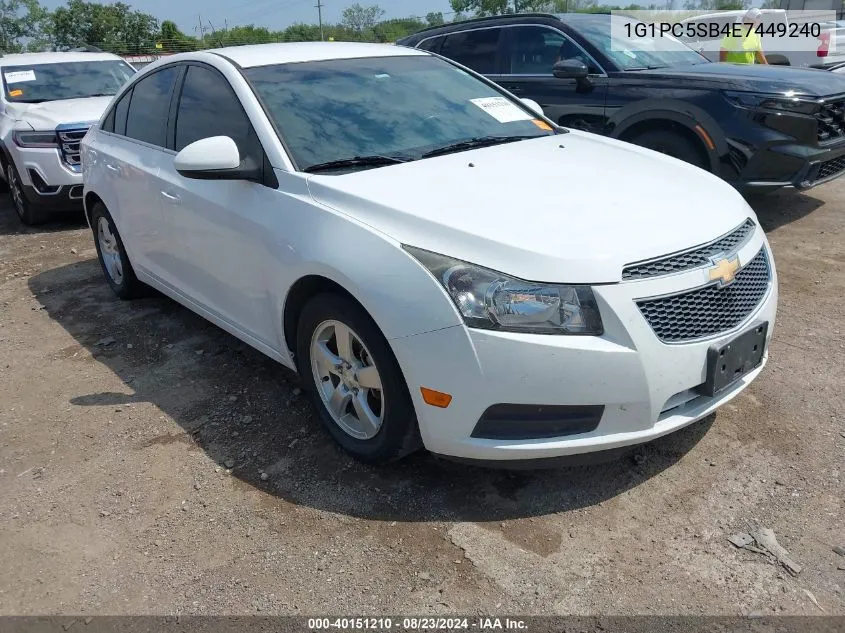 2014 Chevrolet Cruze 1Lt Auto VIN: 1G1PC5SB4E7449240 Lot: 40151210