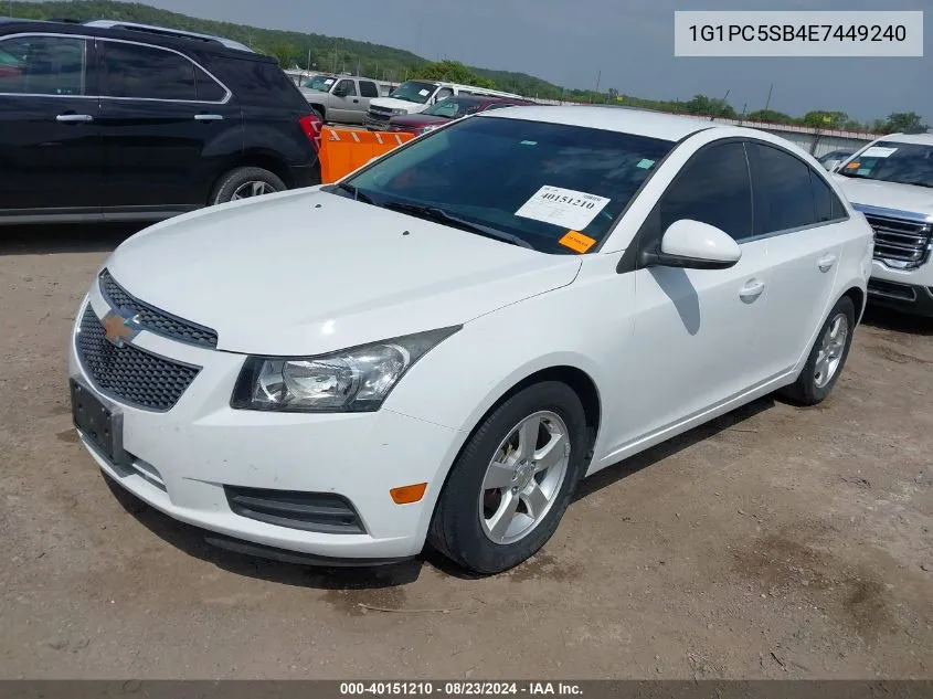 2014 Chevrolet Cruze 1Lt Auto VIN: 1G1PC5SB4E7449240 Lot: 40151210